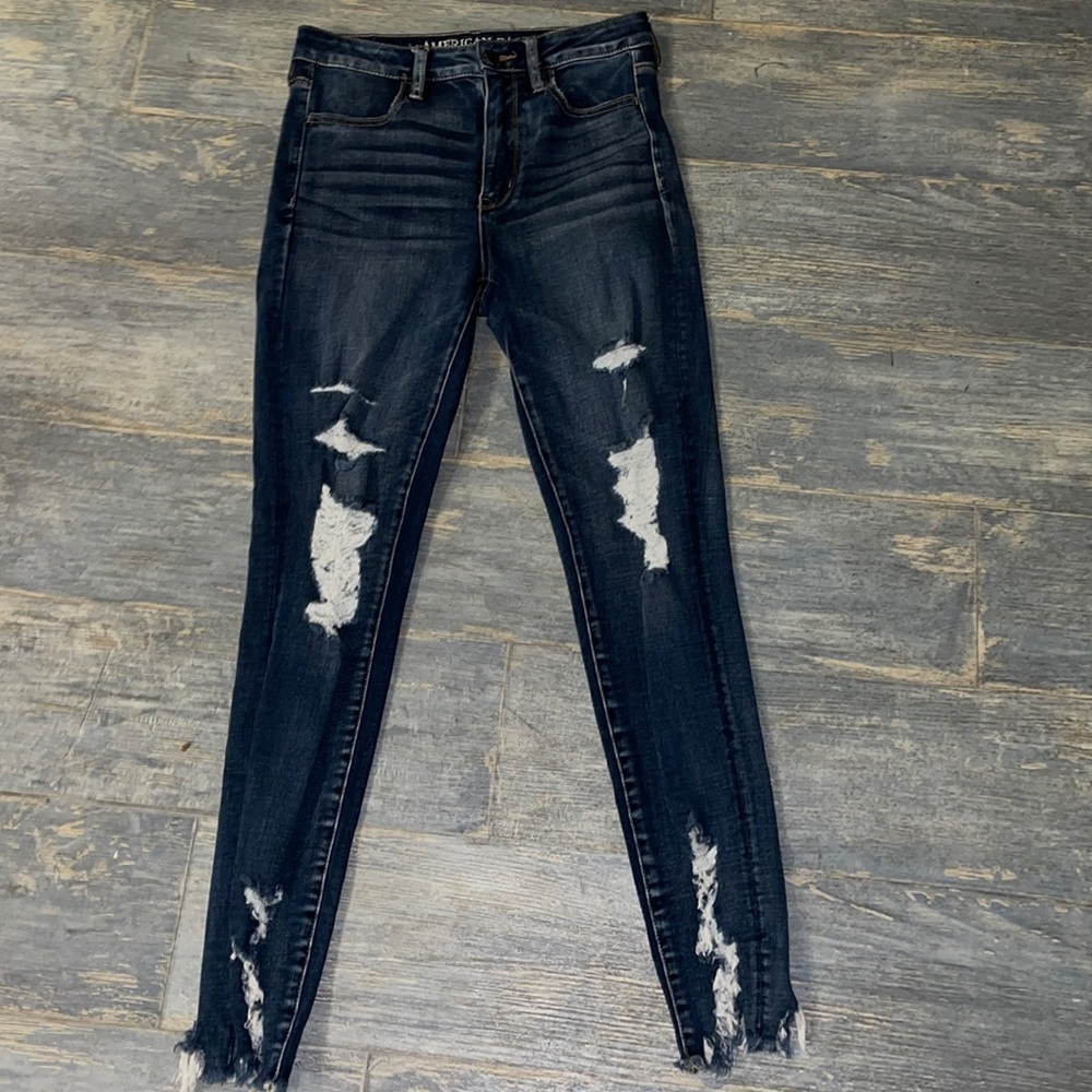 American Eagle jeans. Super super stretch